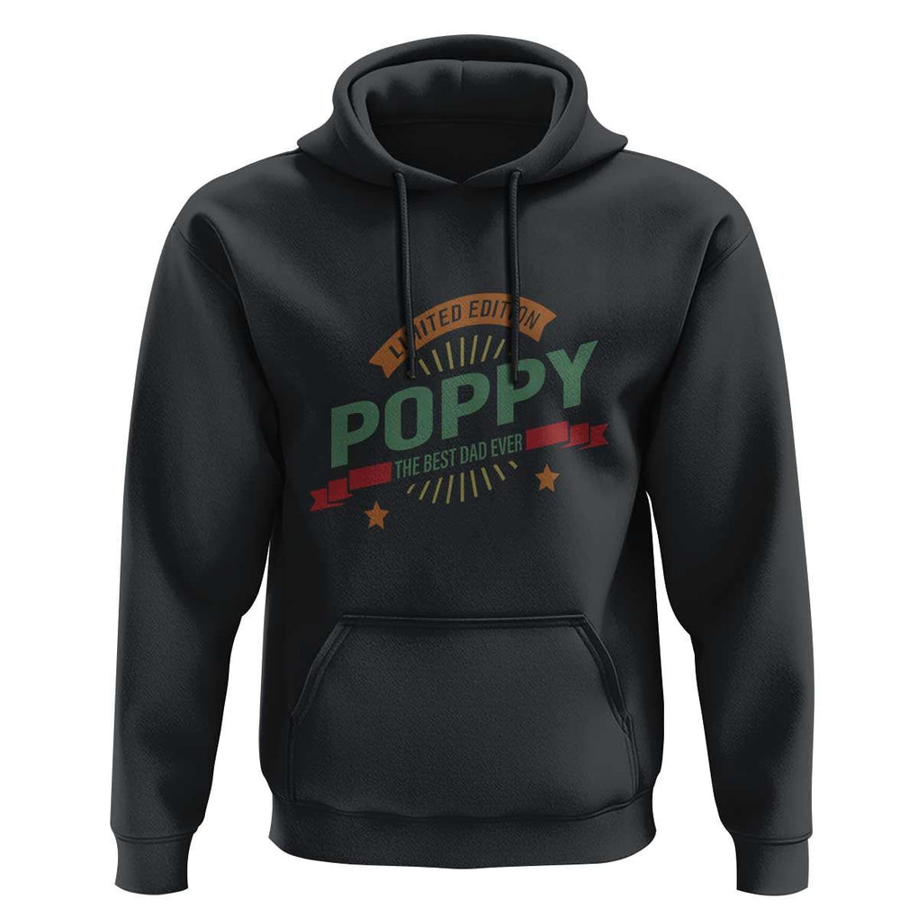Limited Edition Poppy The Best Dad Ever Hoodie Father's Day TS11 Black Print Your Wear