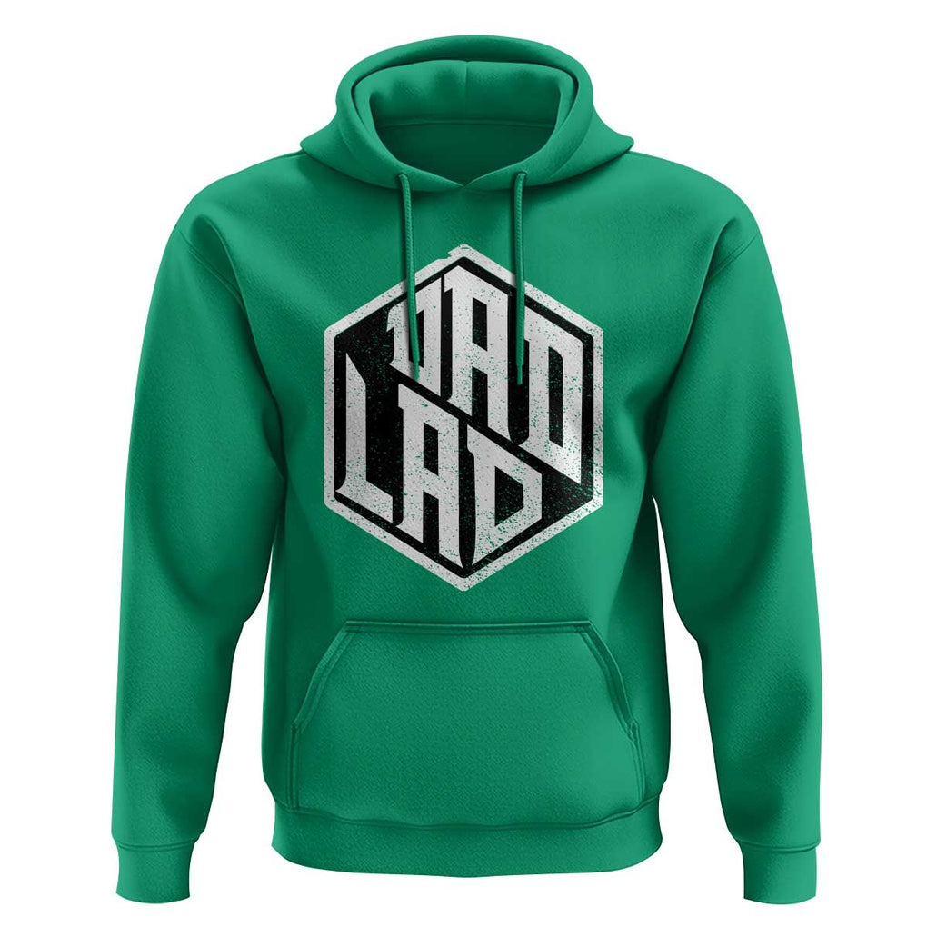 Dad Lad Hoodie Vintage Father's Day TS11 Irish Green Print Your Wear