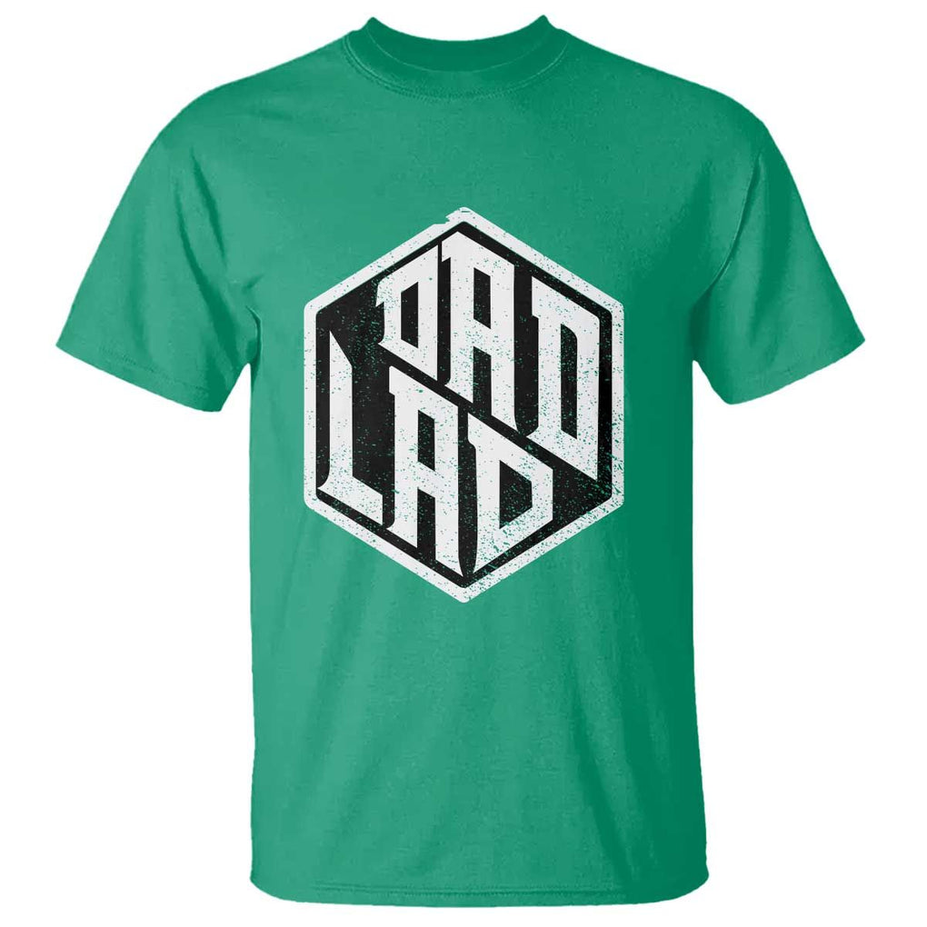 Dad Lad T Shirt Vintage Father's Day TS11 Irish Green Print Your Wear