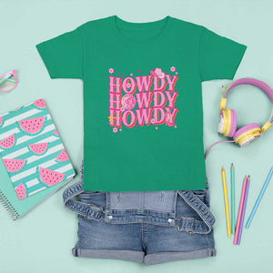 Funny Cowboy T Shirt For Kid Howdy Western Country Pink Retro Disco Ball TS11 Irish Green Print Your Wear