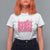 Funny Cowboy T Shirt For Women Howdy Western Country Pink Retro Disco Ball TS11 White Print Your Wear