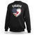 Funny USEH Sweatshirt Half Canadian American Flag Big Love Heart TS11 Black Print Your Wear