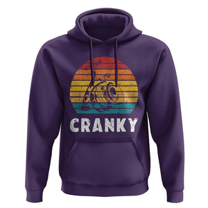 Fishing Lover Hoodie Cranky Vintage Retro Crankbait Fishermen TS11 Purple Print Your Wear