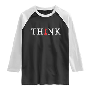 Chess Player Raglan Shirt Think Vintage Master Player