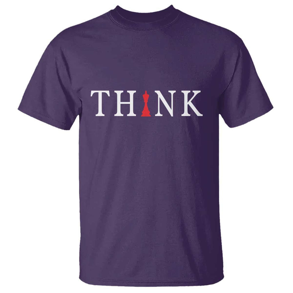 Chess Player T Shirt Think Vintage Master Player TS11 Purple Print Your Wear