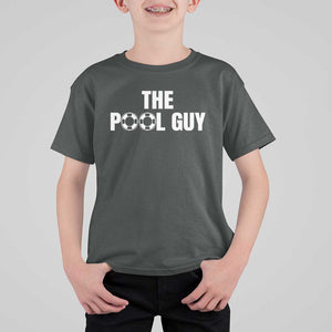 Funny Swimming Lover T Shirt For Kid The Pool Guy Expert TS11 Dark Heather Print Your Wear