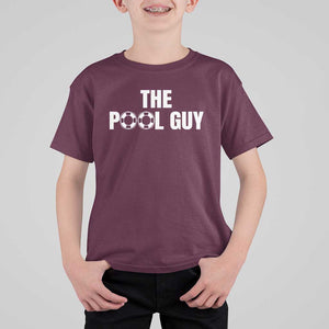 Funny Swimming Lover T Shirt For Kid The Pool Guy Expert TS11 Maroon Print Your Wear