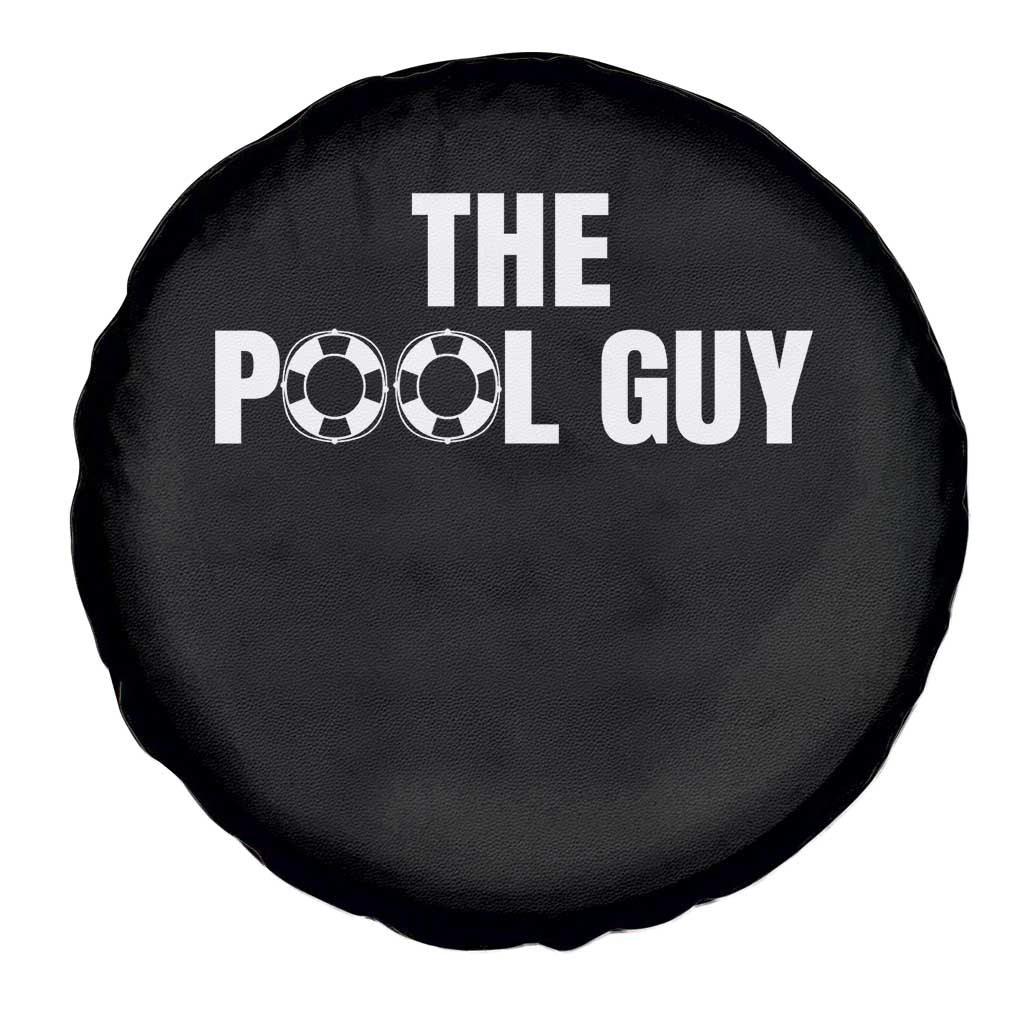 Funny Swimming Lover Spare Tire Cover The Pool Guy Expert TS11 Print Your Wear