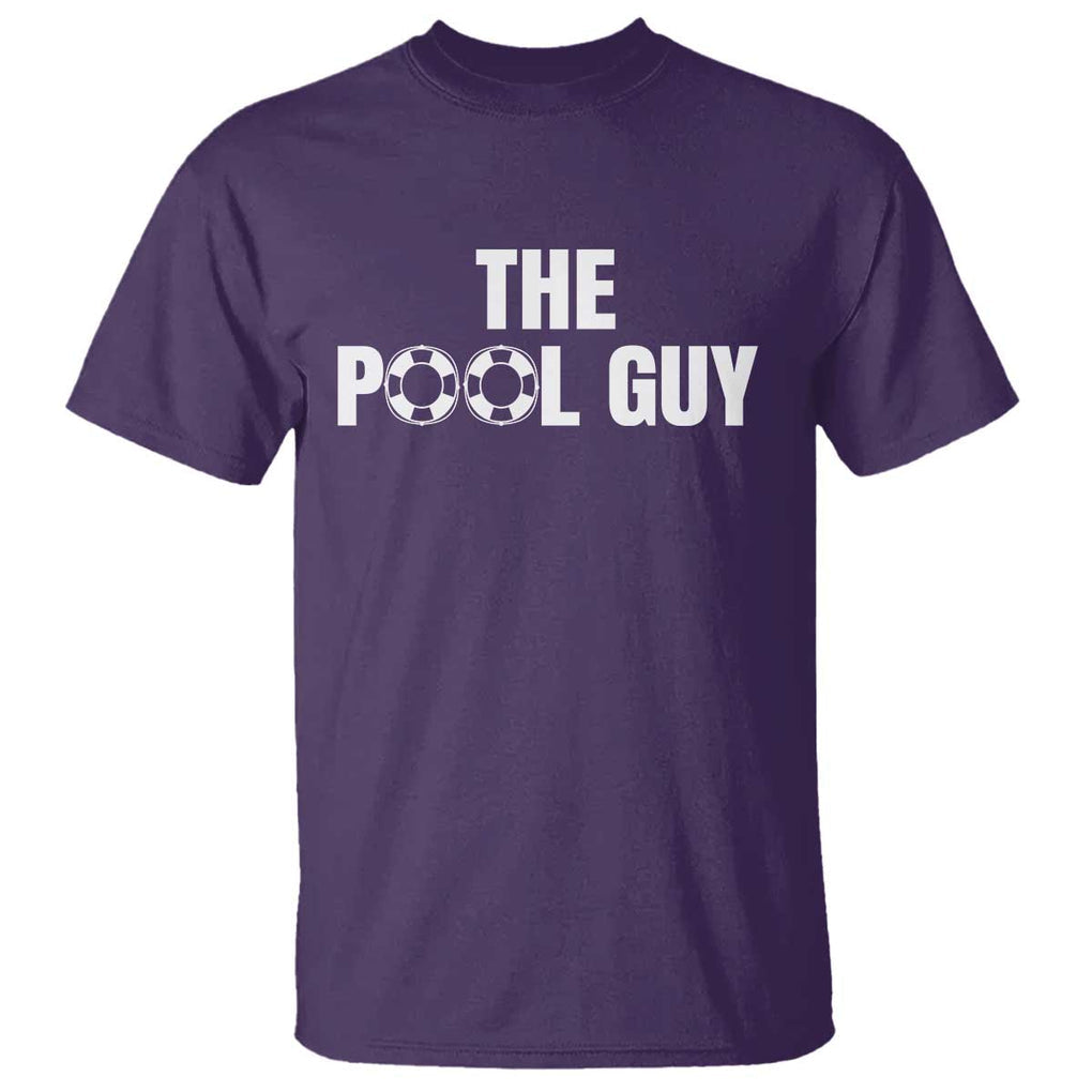 Funny Swimming Lover T Shirt The Pool Guy Expert TS11 Purple Print Your Wear