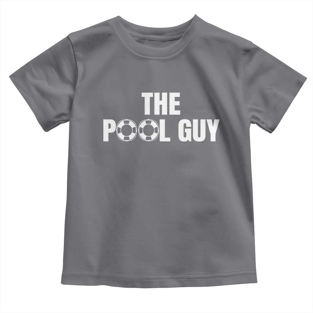 Funny Swimming Lover Toddler T Shirt The Pool Guy Expert TS11 Charcoal Print Your Wear