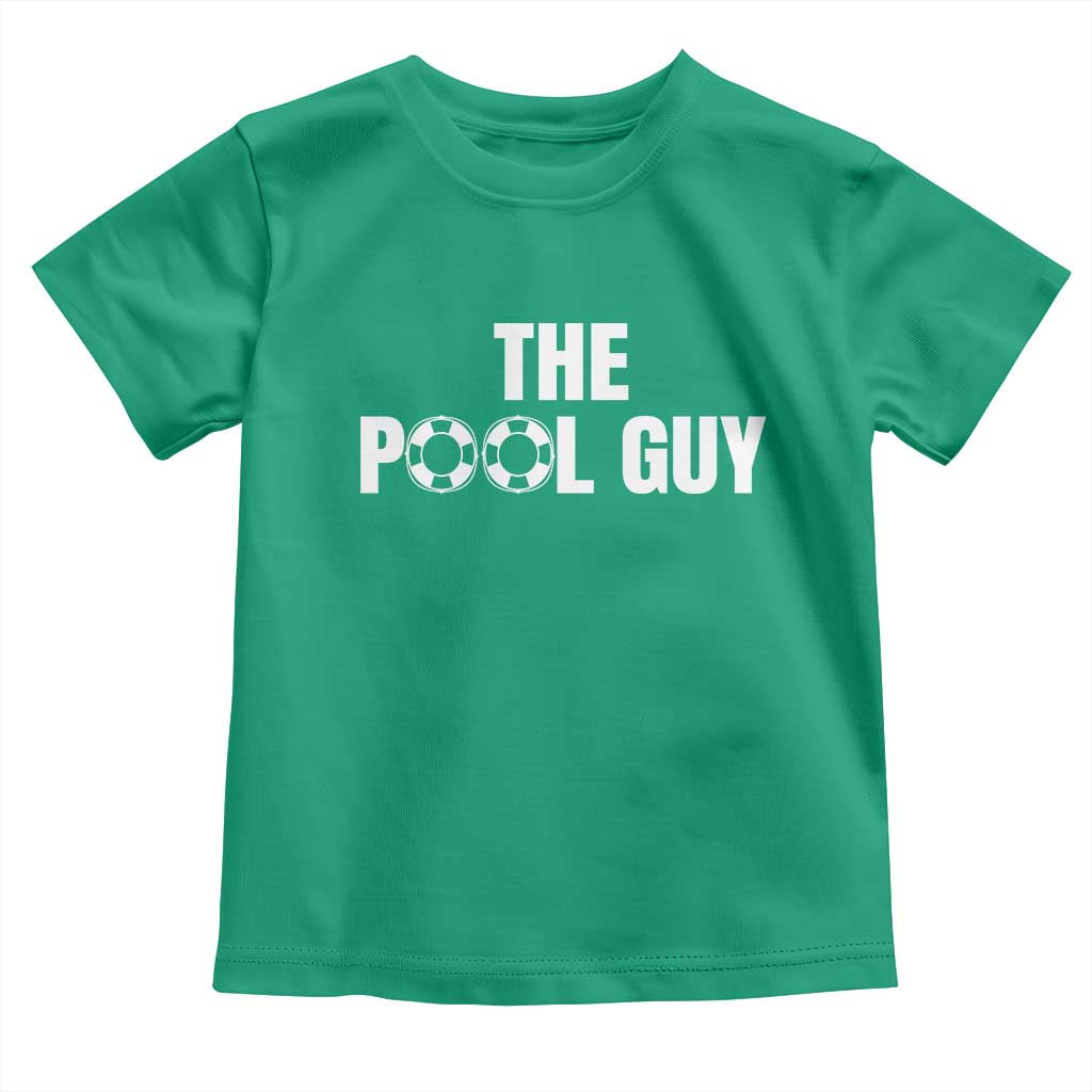 Funny Swimming Lover Toddler T Shirt The Pool Guy Expert TS11 Irish Green Print Your Wear