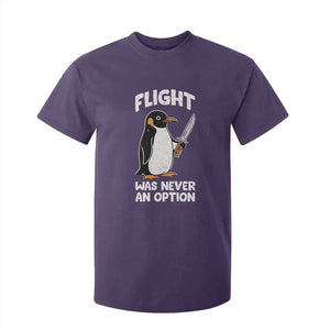 Penguin Flight Was Never An Option T Shirt For Kid Funny Dark Humor