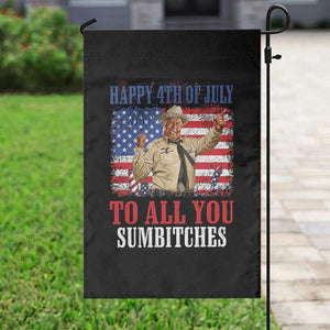 Happy 4th of July To All You Sumbitches Garden Flag Funny Smokey Patriotic American 70s Movie The Bandit TS11 Print Your Wear