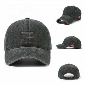 Theodore Roosevelt Washed Cotton Baseball Cap Patriotism Means To Stand By The Country Not By The President