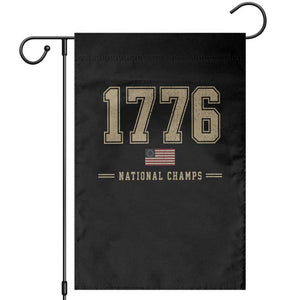 1776 National Champs 250th Anniversary USA 4th of July Garden Flag