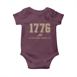 1776 National Champs 250th Anniversary USA 4th of July Baby Onesie