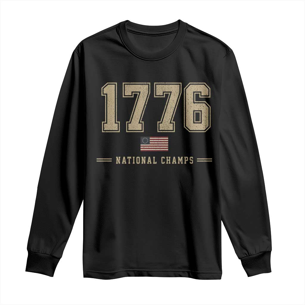 1776 National Champs 250th Anniversary USA 4th of July Long Sleeve Shirt