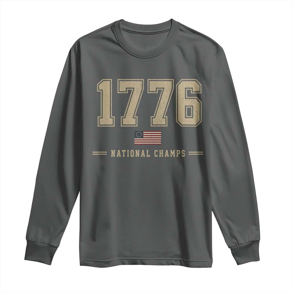 1776 National Champs 250th Anniversary USA 4th of July Long Sleeve Shirt
