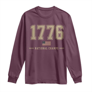 1776 National Champs 250th Anniversary USA 4th of July Long Sleeve Shirt