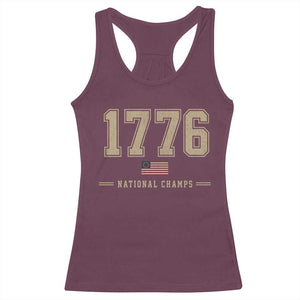 1776 National Champs 250th Anniversary USA 4th of July Racerback Tank Top
