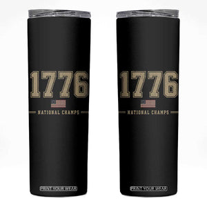 1776 National Champs 250th Anniversary USA 4th of July Skinny Tumbler