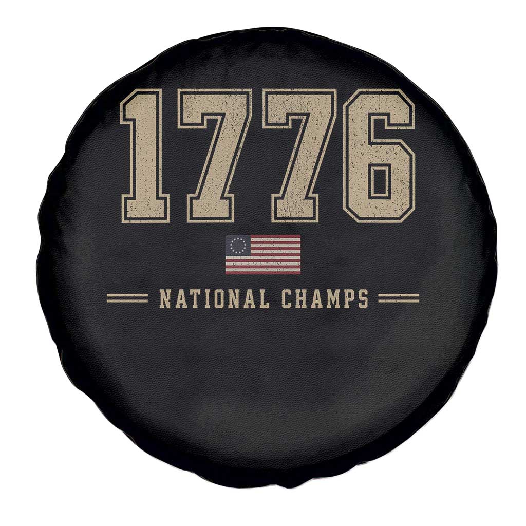 1776 National Champs 250th Anniversary USA 4th of July Spare Tire Cover