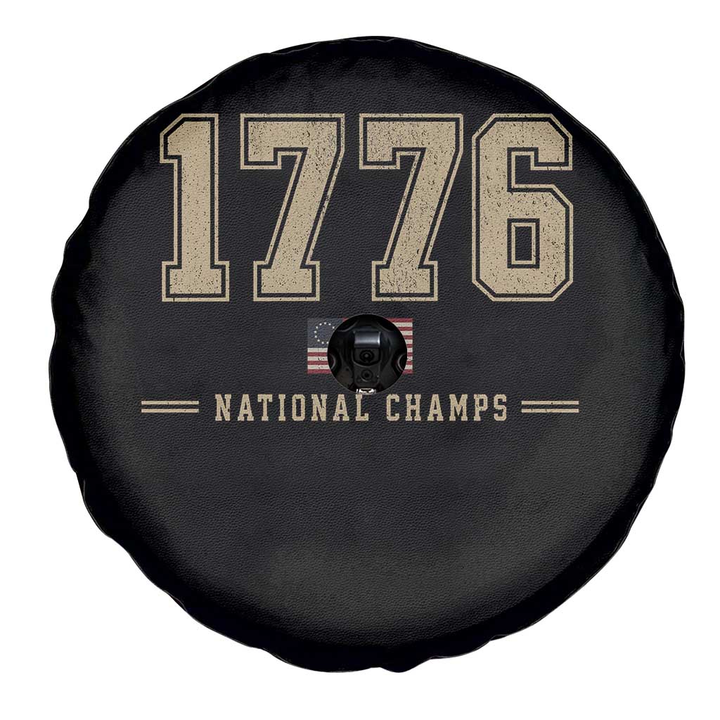1776 National Champs 250th Anniversary USA 4th of July Spare Tire Cover