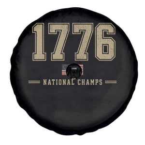 1776 National Champs 250th Anniversary USA 4th of July Spare Tire Cover