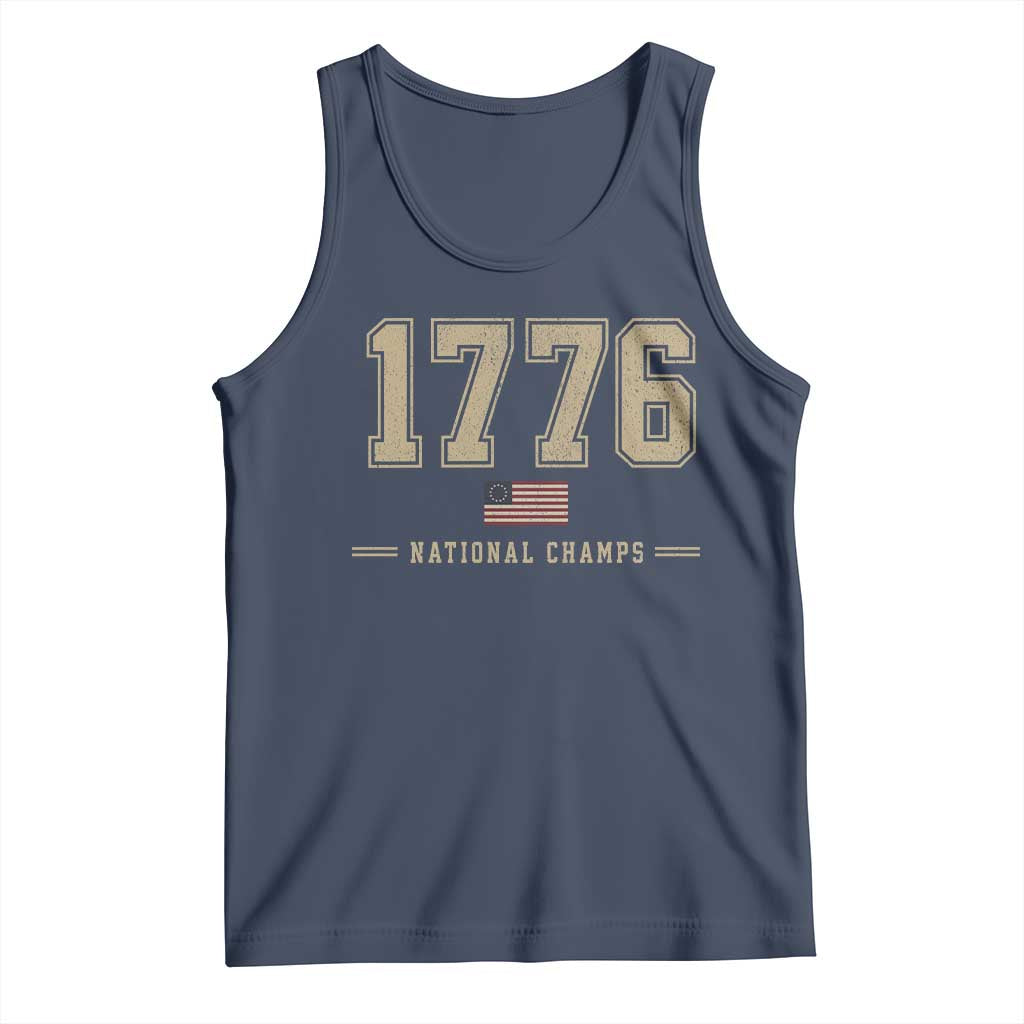1776 National Champs 250th Anniversary USA 4th of July Tank Top