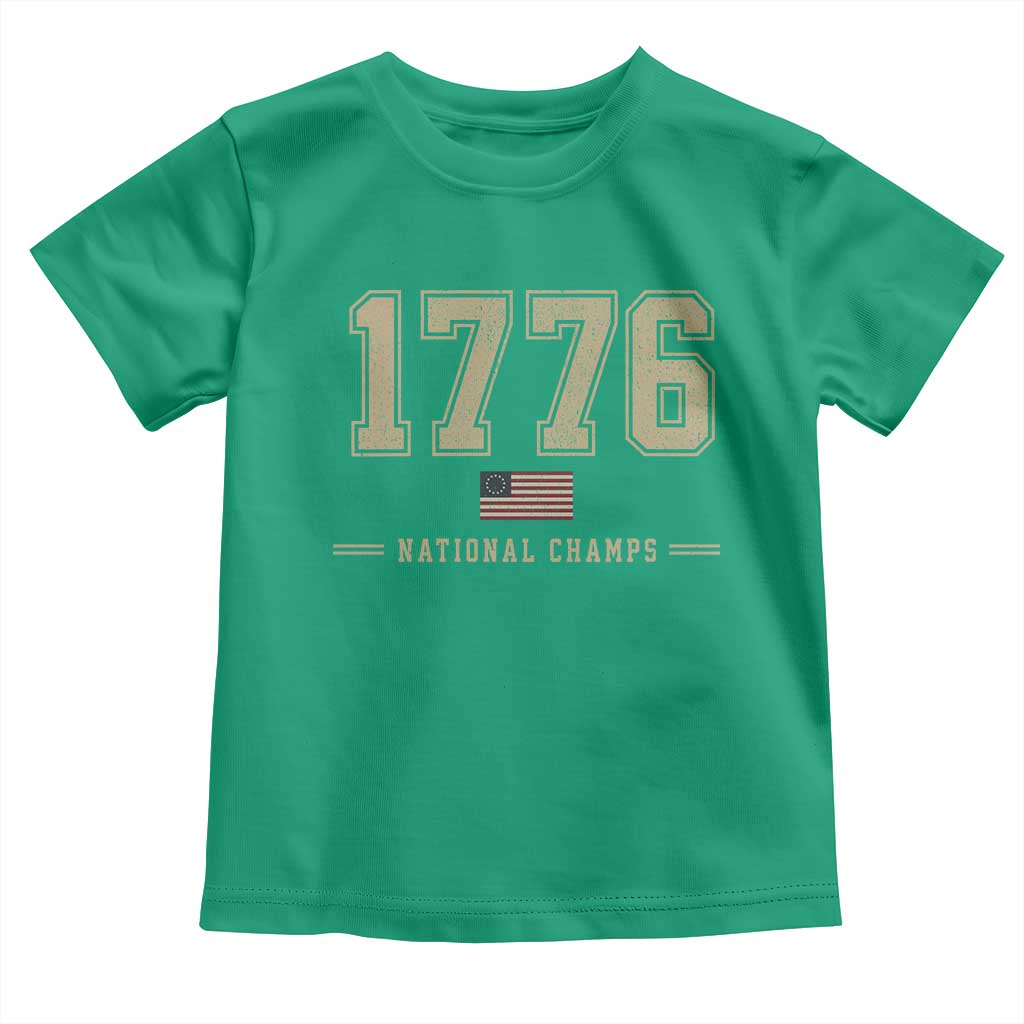 1776 National Champs 250th Anniversary USA 4th of July Toddler T Shirt