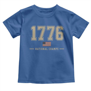 1776 National Champs 250th Anniversary USA 4th of July Toddler T Shirt