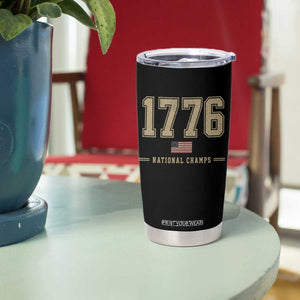 1776 National Champs 250th Anniversary USA 4th of July Tumbler Cup