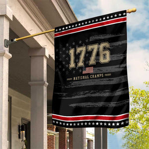 1776 National Champs 250th Anniversary USA 4th of July Patriotic Garden Flag
