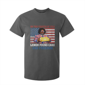 Lemon Pound Cake And Freedom T Shirt For Kid 4th of July Hip Hop Edgy Humor Rap Fan