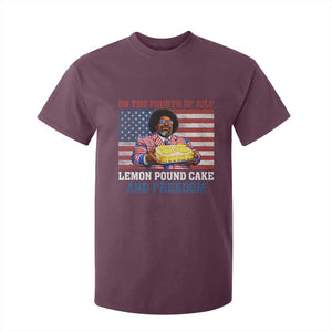 Lemon Pound Cake And Freedom T Shirt For Kid 4th of July Hip Hop Edgy Humor Rap Fan