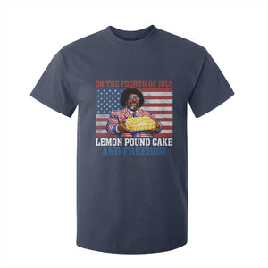 Lemon Pound Cake And Freedom T Shirt For Kid 4th of July Hip Hop Edgy Humor Rap Fan