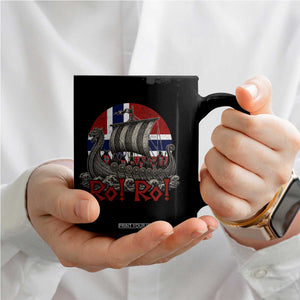 Ro Ro Norway Coffee Mug Norwegian Viking Row Longship Norge Football Fan TS11 Print Your Wear