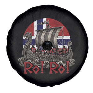 Ro Ro Norway Spare Tire Cover Norwegian Viking Row Longship Norge Football Fan TS11 Print Your Wear