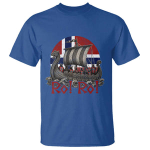 Ro Ro Norway T Shirt Norwegian Viking Row Longship Norge Football Fan TS11 Royal Blue Print Your Wear