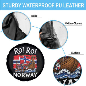 Ro Ro Norway Viking Row Spare Tire Cover Norwegian Flag Longship for Norge Football Fan TS11 Print Your Wear