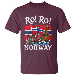 Ro Ro Norway Viking Row T Shirt Norwegian Flag Longship for Norge Football Fan TS11 Print Your Wear