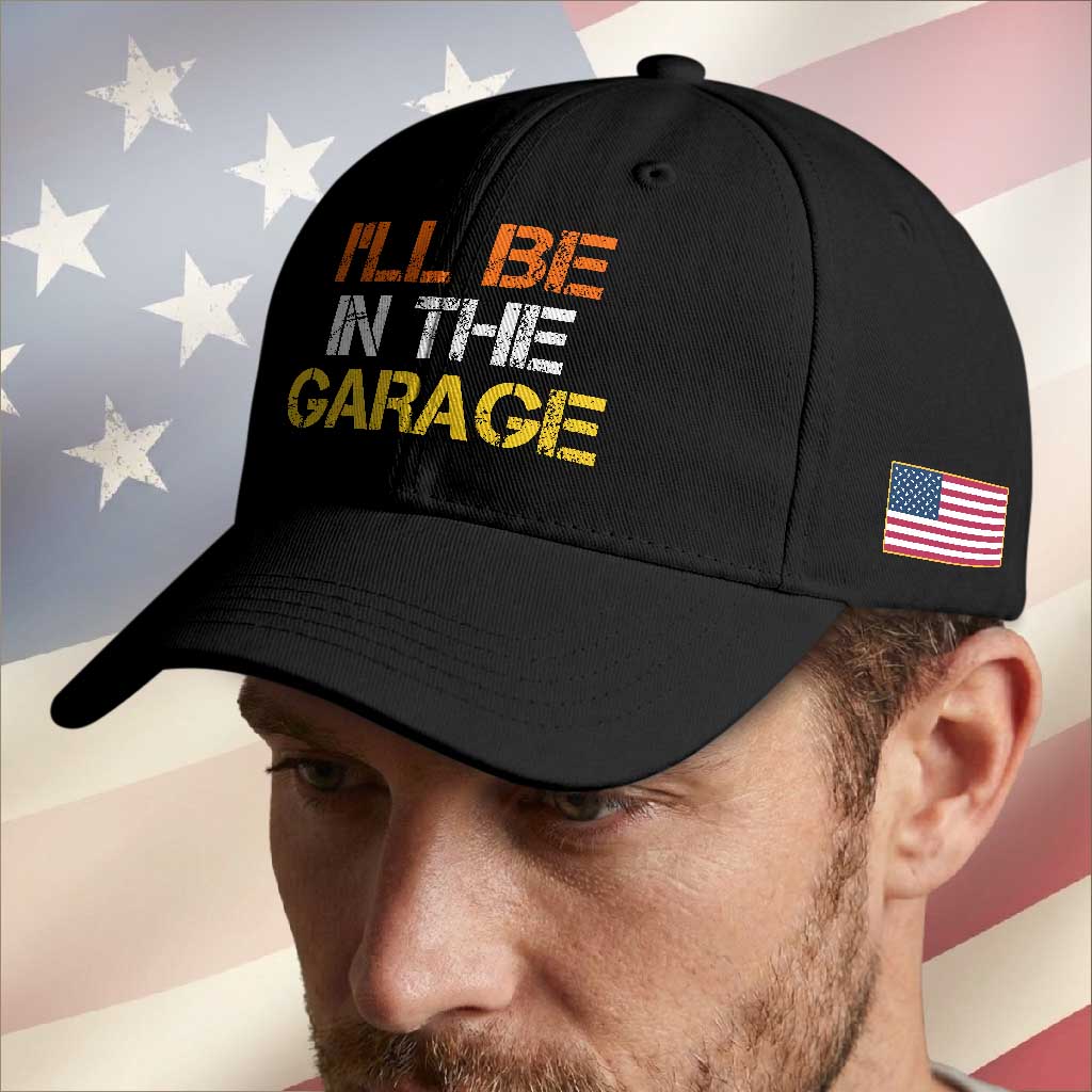 I Will Be In The Garage Funny Car Mechanic Handyman Baseball Cap