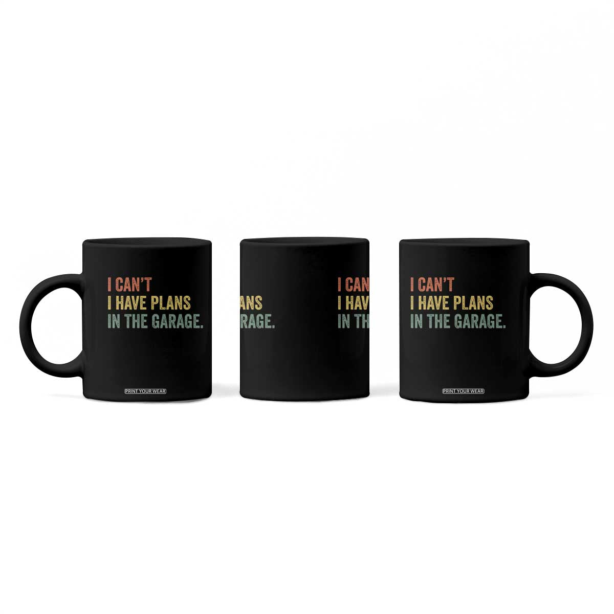 I Cant I Have Plans In The Garage Coffee Mug Funny Car Mechanics Father's Day