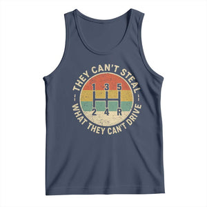They Can't Steal What They Can't Drive Tank Top Funny Stick Shift Manual Car