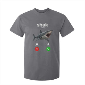 Shark Calling Meme Mispelled Shak Incoming Call Humor T Shirt For Kid