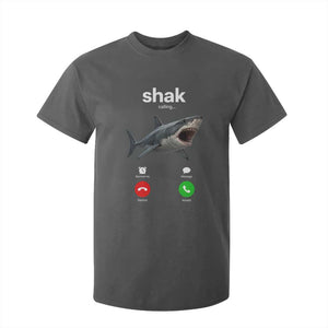 Shark Calling Meme Mispelled Shak Incoming Call Humor T Shirt For Kid
