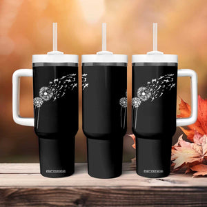 Shark Dandelion Flower for Ocean Wildlife Lover Tumbler With Handle TS11 Print Your Wear