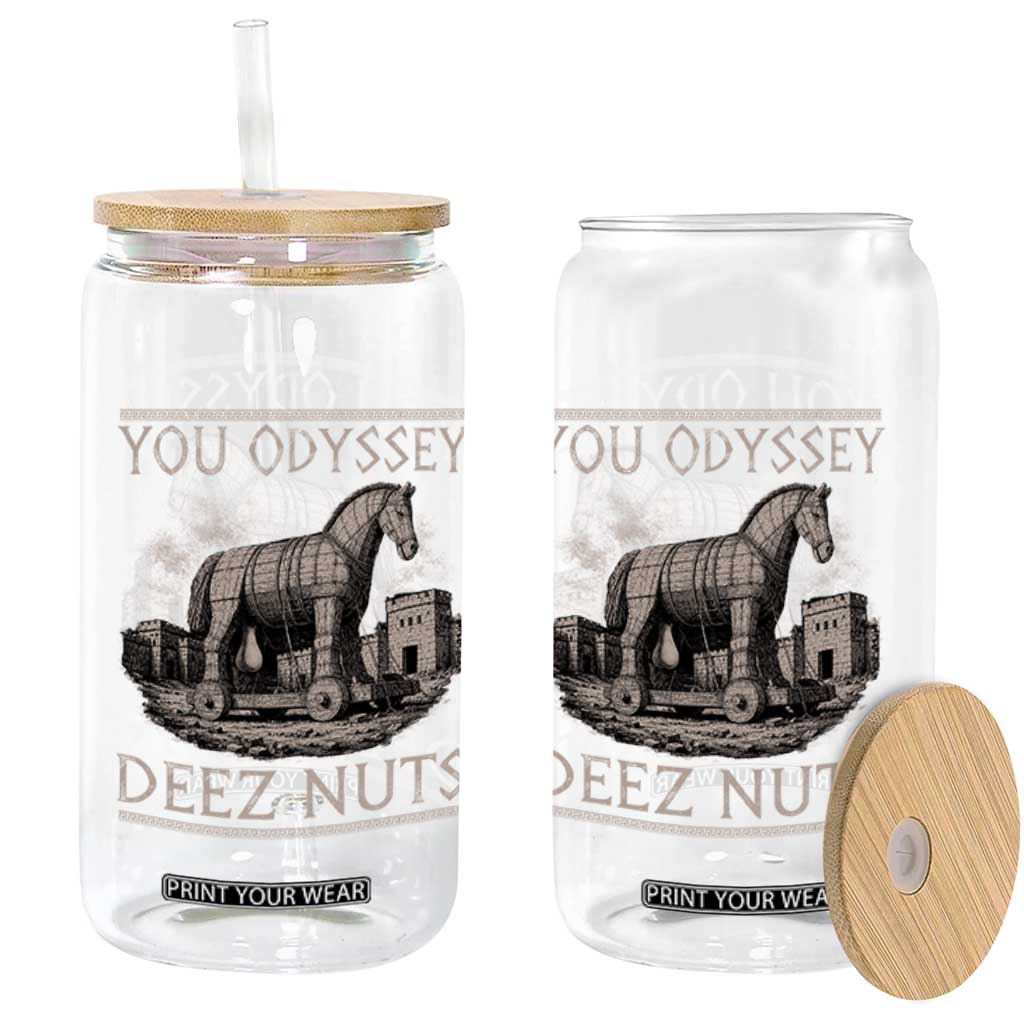 You Odyssey Deez Nuts Funny Trojan Horse Glass Can Inappropriate Adult Humor Ancient Greek