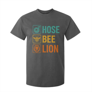 Hose Bee Lion Funny Meme Word Pun Retro T Shirt For Kid