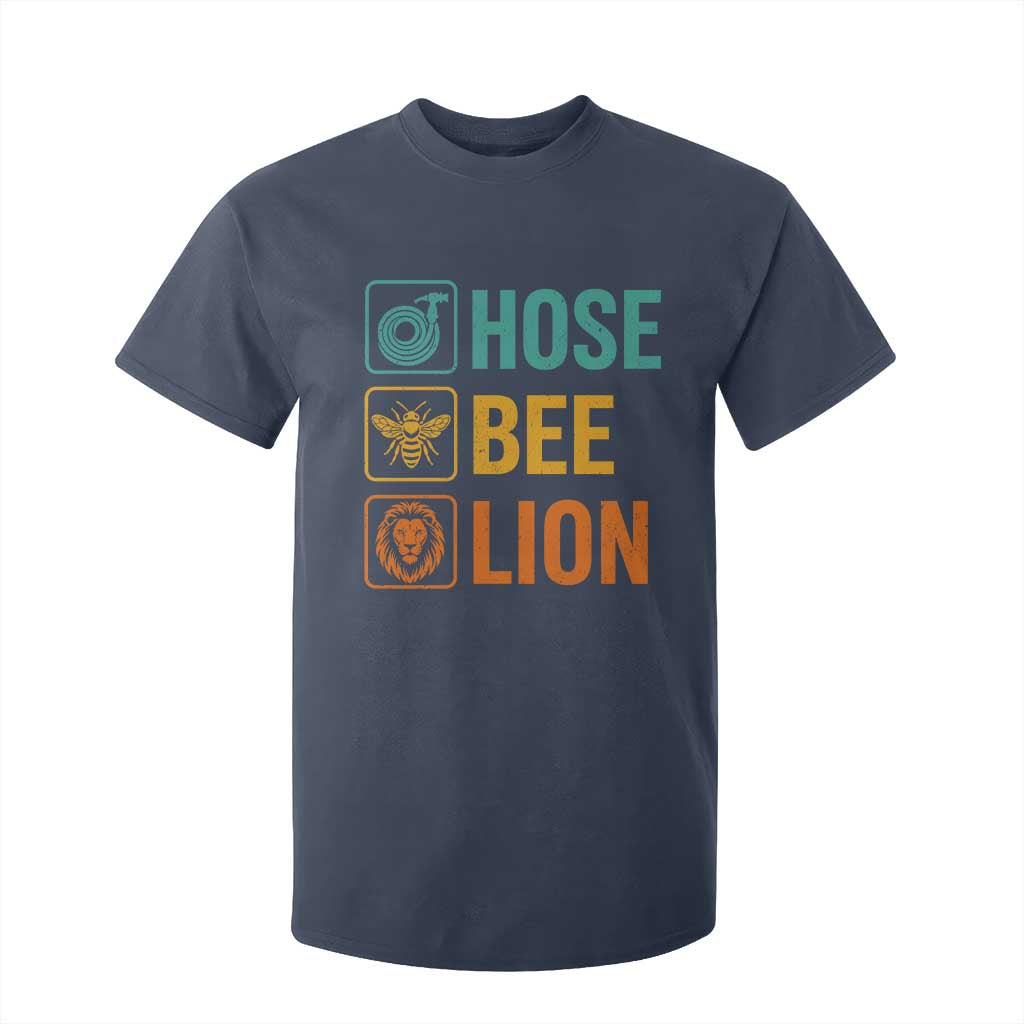 Hose Bee Lion Funny Meme Word Pun Retro T Shirt For Kid